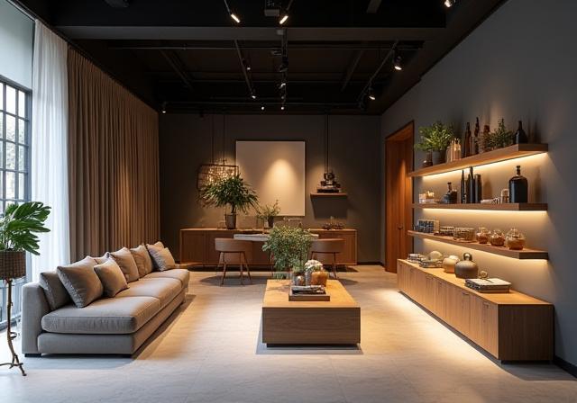 Botan Sparkショールームの洗練された内装